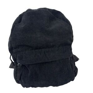 Forever 21 Kawaii Corduroy 15" Classic Backpack Black